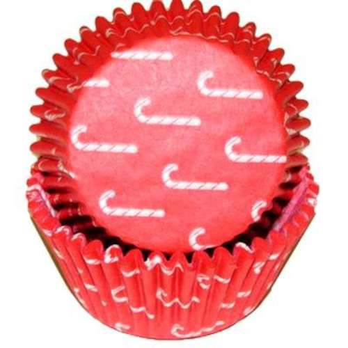 Candy Cane Cupcake Papers - Click Image to Close